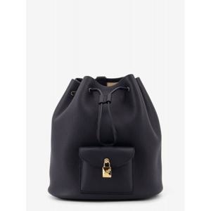 [LORO PIANA] 라프리마 여성 Backpacks 엑스트라 드로스트링 L27 레더 백팩 FAP1404 W1B4 네이비 썬 골드 /12