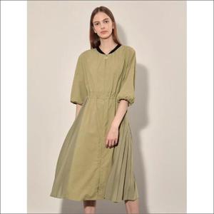 올리비아로렌 세이브존02 플리츠 지퍼 원피스 VOCOA4F7351
