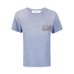 골든구스 반팔 티셔츠 GWP02322P002124 50270 CHINA BLUE