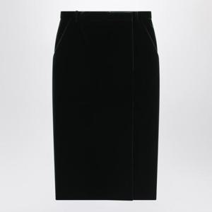 생로랑 스커트 826769Y580T Black