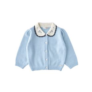 밍크뮤ch 블루모노자수가디건 (35A1520003)