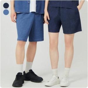 [게스(진)]남여공용 샴브레이 쇼츠 NP2W8901