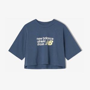 [뉴발란스]뉴발란스G WT51908 W프리미엄 로고 크롭 반팔티 (OVER