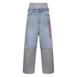 25 FW 발렌시아가 플리스 패널 프린지 팬츠 831646TSW824200 TP441507473