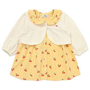[블루독베이비8] 25FW (YE)하트체리 세트형 원피스 (45A1340002) (BLUEDOG BABY 유아 출산 백일 선물 도트
