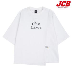 [제이씨비]7부 트임 장식 분또 티셔츠 (JBK8R544GSW)