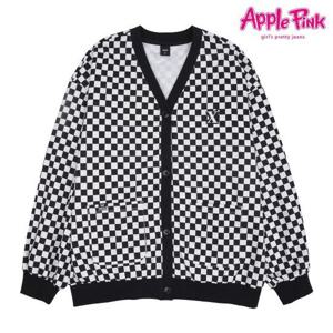 [애플핑크]XAP 체커보드 가디건 (APXPR501GSI)