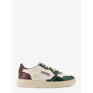 [AUTRY] 라프리마 남성 스니커즈 슈퍼 빈티지 레더 로우탑 AVLM SV52WHT/PINE/RUM Bianco verde marrone /12