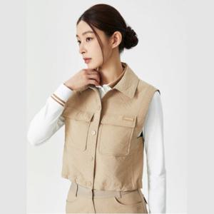[와이드앵글]CO 자카드 퀼팅 베스트 L WWU24671E2