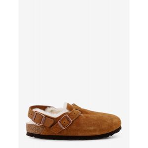[BIRKENSTOCK] 라프리마 여성 샌들 Tokio 인사이드 쉬어링 스웨이드 뮬 1028382 밍크 /12