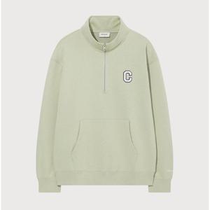 커버낫 C 로고 하프 집업 맨투맨 B1 CO2501CR33 LK