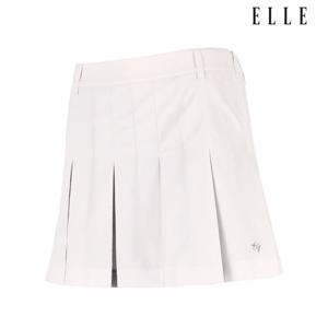 [엘르골프]메쉬 트임 플리츠 스커트 6J41852-100_CJ