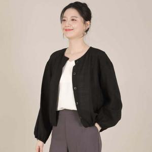 애비뉴투지 엄마옷 얇은 시어서커 냉감 벌룬 봄 여름 긴팔 자켓 J08568