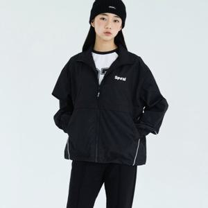 [더데이걸]TGJA24301 화이트 라인 박시핏 바람막이_IC