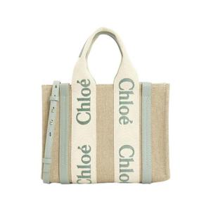 끌로에 스몰 우디 토트백 그린 CHC23AS397L1738T