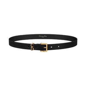 디올 20mm 새들 루프 벨트 스무스 카프스킨 블랙 B0716CVWV-M900