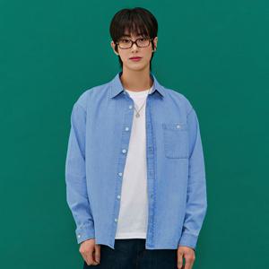 [체이스컬트]공용 데님 포켓 셔츠 EARU5432B0D_ys_YS