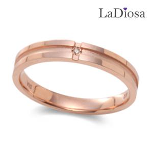 라디오사 18K 꼬냑다이아 여성반지 G18D-5994RS