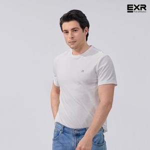 EXR반팔티 남성 코튼 반팔 티셔츠 화이트 EMT24SS50-WHT