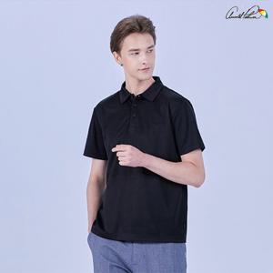 아놀드파마반팔티 남성 반팔 카라티셔츠 블랙 AMT25SS20-BLK