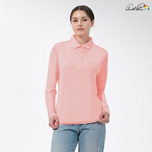 아놀드파마긴팔티 여성 긴팔  카라티셔츠 핑크 AWT25SS10-PNK