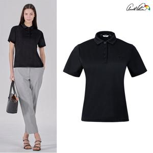 아놀드파마반팔티 여성 PK 카라티셔츠 블랙 AWT25SS50-BLK