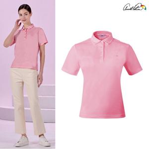 아놀드파마반팔티 여성 PK 카라티셔츠 핑크 AWT25SS50-PNK