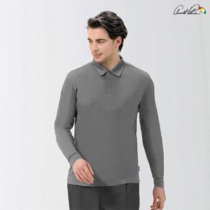 아놀드파마긴팔티 남성 긴팔  카라티셔츠 그레이 AMT25SS10-GRY