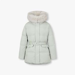 [지컷]퍼 후드 오버 핏 벨티드 다운 자켓(7254417129)