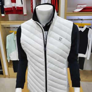 [루이까스텔]남성 3도밴드 경량 튜브다운  거위털 조끼3 MTJP906