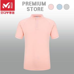 [밀레]밀레 여름영 남성 쿨티셔츠 디본 집업 티셔츠_MXSUT25575_