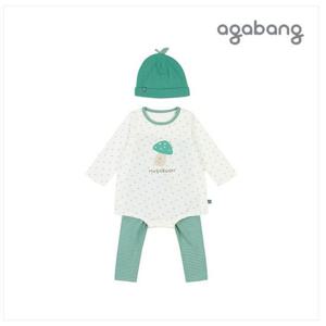 [아가방]머쉬룸바디수트세트(모자)_01Q51750573_CC