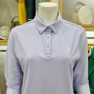 [루이까스텔]여성 메쉬소재 아이라인절개 티셔츠7FDTS340V_OD