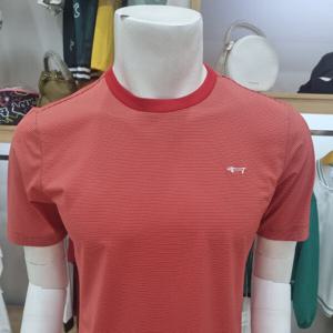 [루이까스텔]남성 스트라이프 라운드 티셔츠7MDTS441O_OD