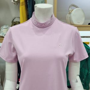 [루이까스텔]여성 로고프린트 터틀반팔티셔츠7FDTS436P_OD