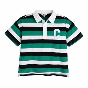[컬리수]볼드 스트라이프 카라 티셔츠 C252TS255P