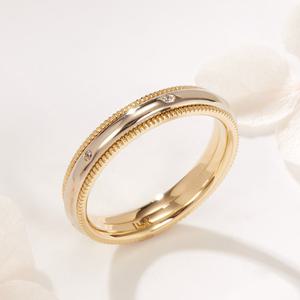 [비앤비골드] 14K 로렛트 큐빅볼 회전 반지 SCW41925