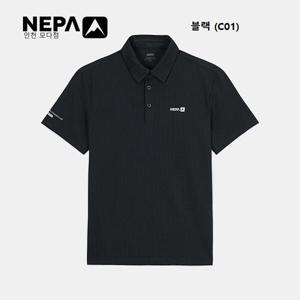 [네파]남성 시어서커 트리코트 폴로티셔츠 - 7L35217_C01_IC