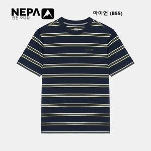 [네파]공용 멀티 스트라이프 피케 반팔라운드 - 7LD5368_B55_IC