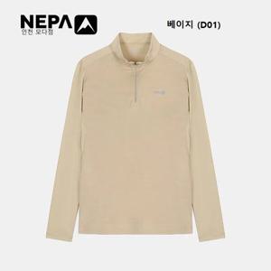 [네파]여성 아이스 블럭 긴팔 집업 티셔츠 - 7L45412_D01_IC