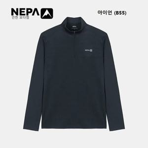 [네파]남성 아이스 블럭 긴팔 집업 티셔츠 - 7L35412_B55_IC