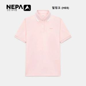 [네파]여성 러프 스트라이프 카라 반팔폴로티 - 7L45266_H03_IC