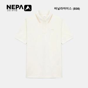 [네파]여성 러프 스트라이프 카라 반팔폴로티 - 7L45266_E08_IC