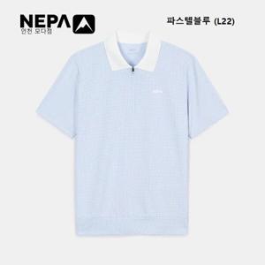 [네파]여성 미니 체크 반팔 폴로티셔츠 - 7L45247_L22_IC