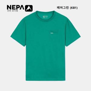 [네파]남성 로고 포켓 반팔 티셔츠 - 7L35375_K81_IC