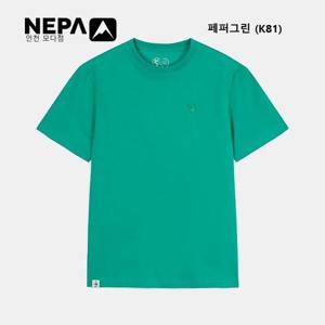 [네파]남성 GREENMIND 로고 반팔 티셔츠 - 7L35373_K81_IC