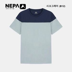 [네파]남성 씨타 블럭형 반팔 티셔츠 - 7L35367_B12_IC