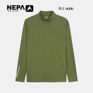 [네파]남성 도노 하이넥 라운드티셔츠 - 7L35362_K35_IC