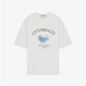 시티브리즈 클라우디 드림 반팔 티셔츠 BB CUH2TS02 WH