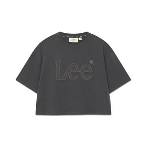 LEE W 아플리케 트위치 로고 티셔츠 B1 LE2502ST61 CH WH